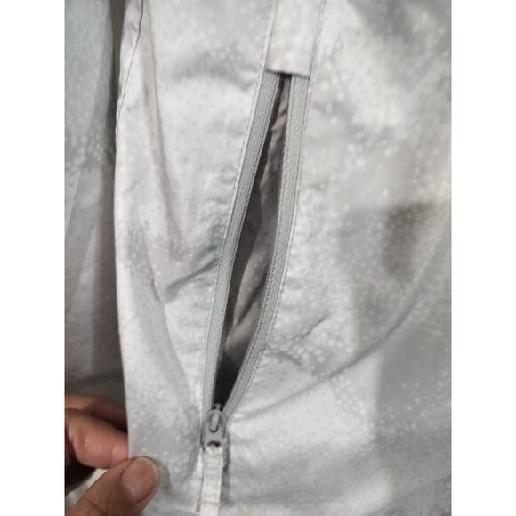 3778) Columbia Women Lightweight Tie die Full Zip Hooded Windbreaker Medium - Picture 4 of 7